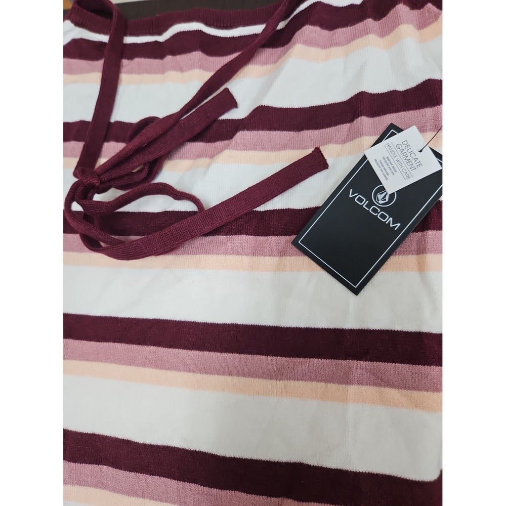 Volcom Dress Guurl Crush Strappy Mini Beachy Surf Dress Medium NWT